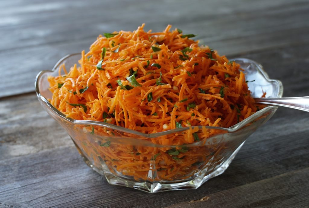 Grated carrots