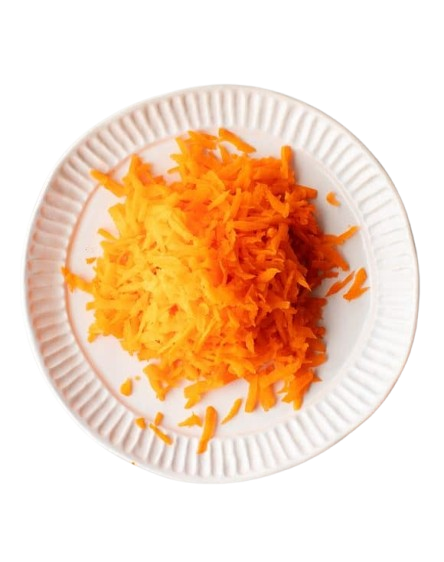 Grated carrots